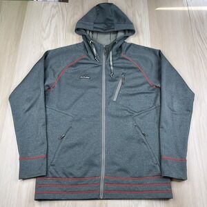 Flylow Full Zip Hoodie Mens Size M Medium Heathered Green